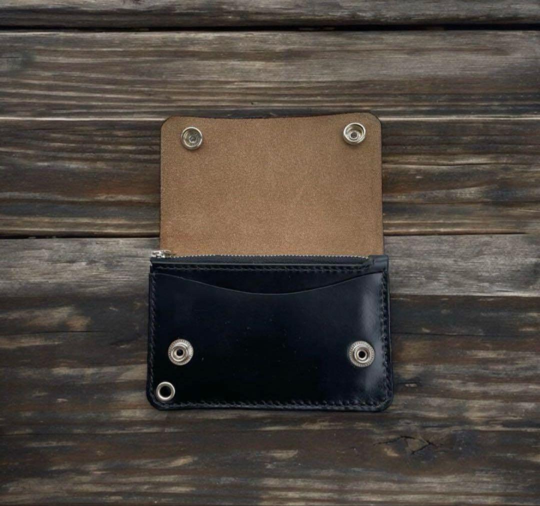 【12/10まで】トラッカーウォレット Ｍsize 革:クロムエクセル