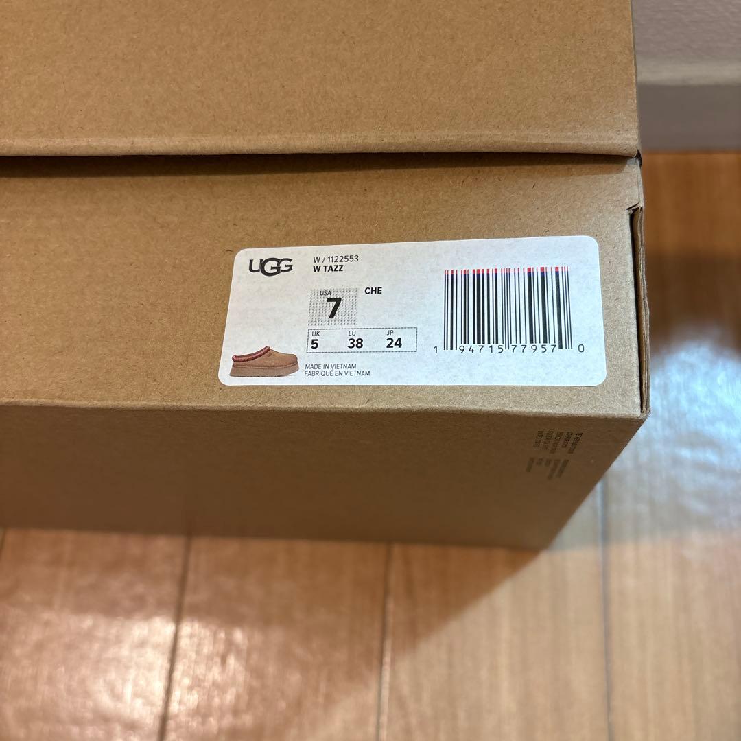 UGG TAZZサボサンダルスリッポン24cm目立つ汚れなし