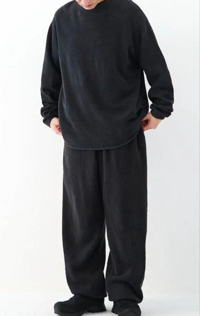 COMOLI 25AW シルクフリース クルーネック 希少サイズ1