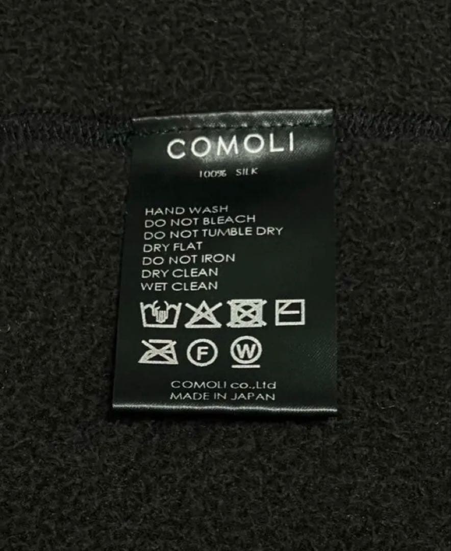 COMOLI 25AW シルクフリース クルーネック 希少サイズ1