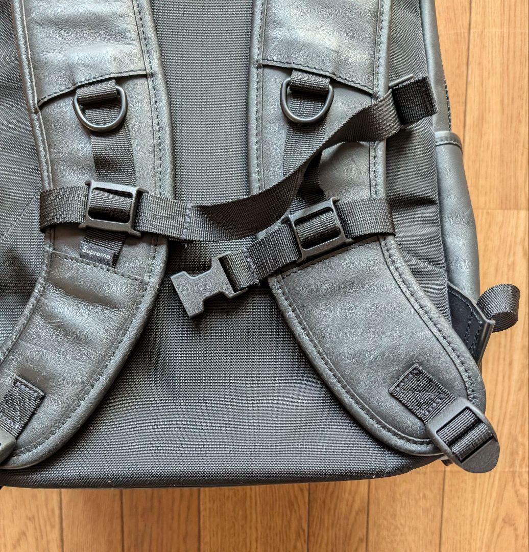 バッグ Supreme Leather Backpack Black