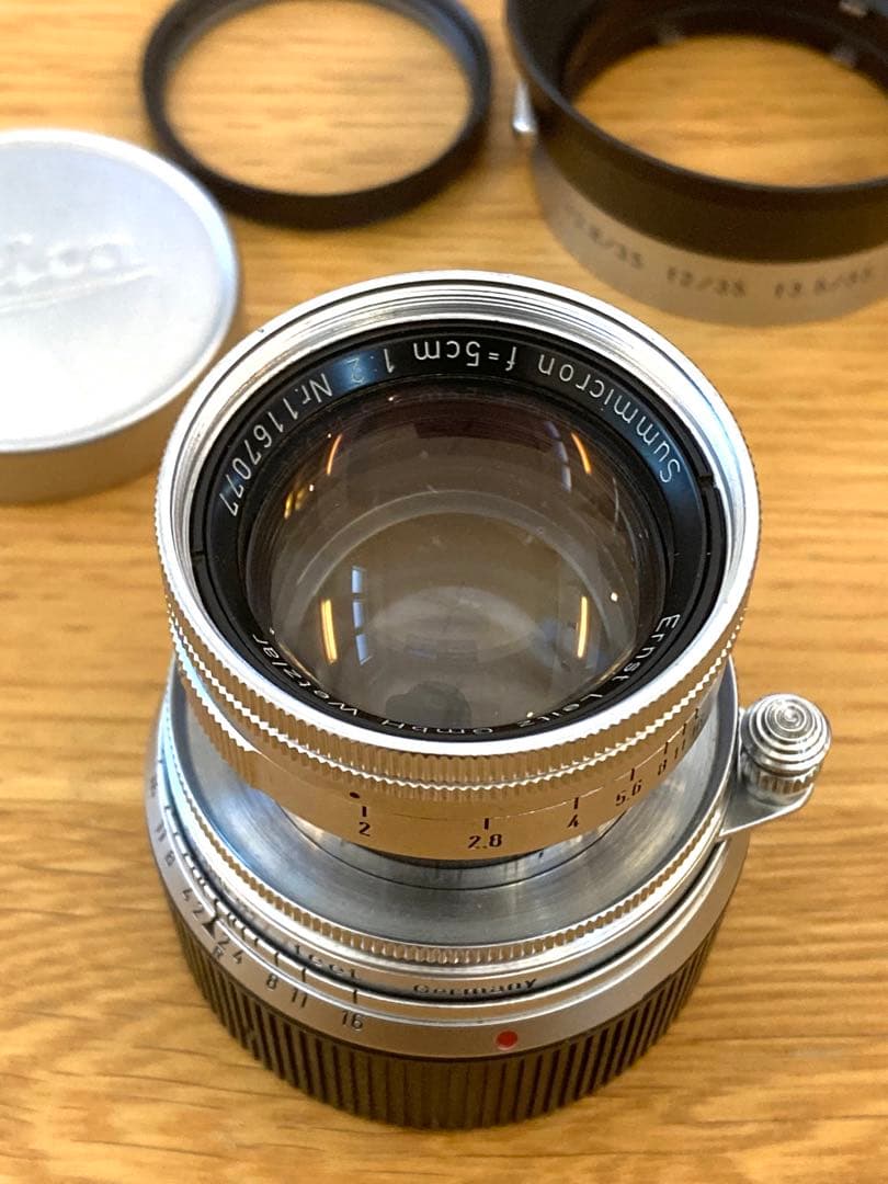 LEICA SUMMICRON M 5cm F2 沈胴　シルバー