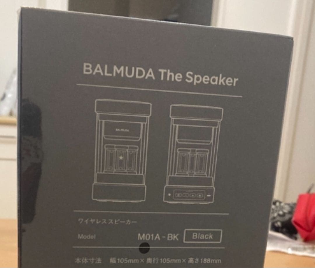 BALMUDA The Speaker M01A-BK ブラック