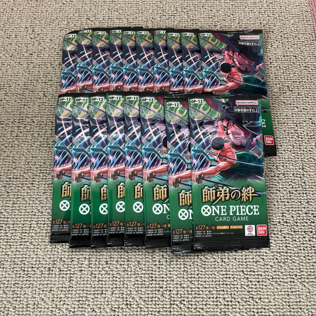 頂上決戦　メモリアルコレクション他　ワンピースカードバラパックまとめ売り