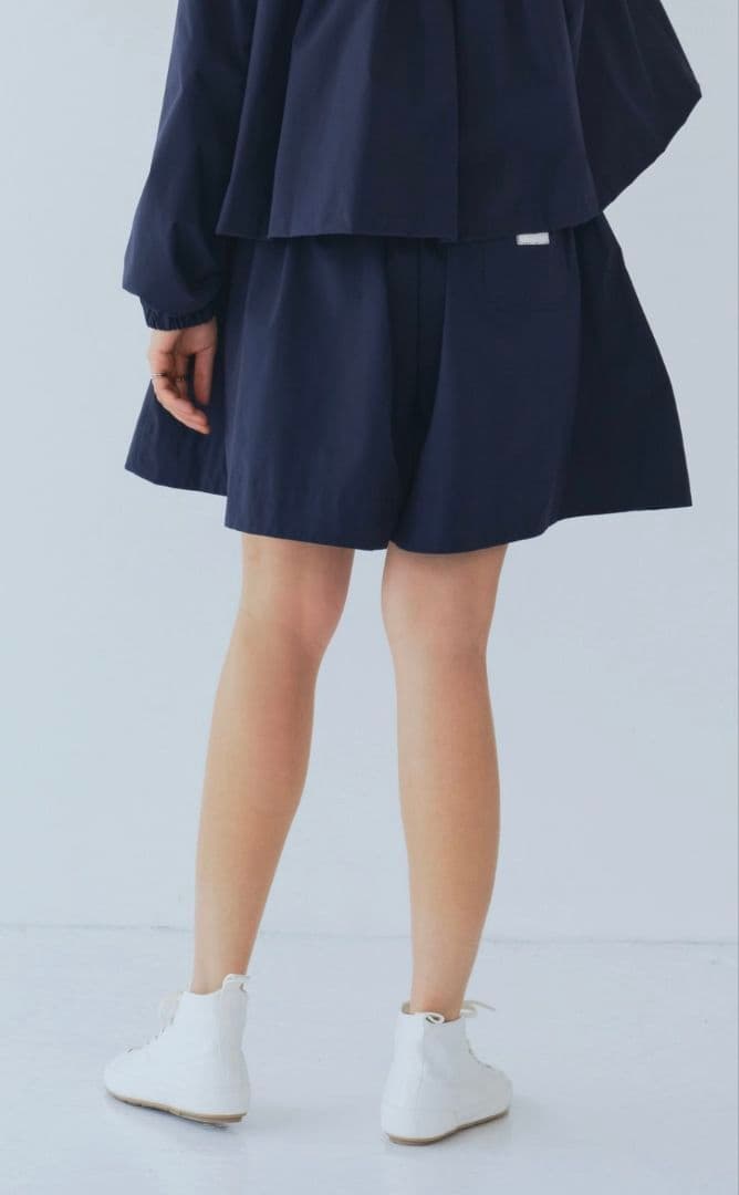 yori 撥水フェスショートパンツ　36　ネイビー