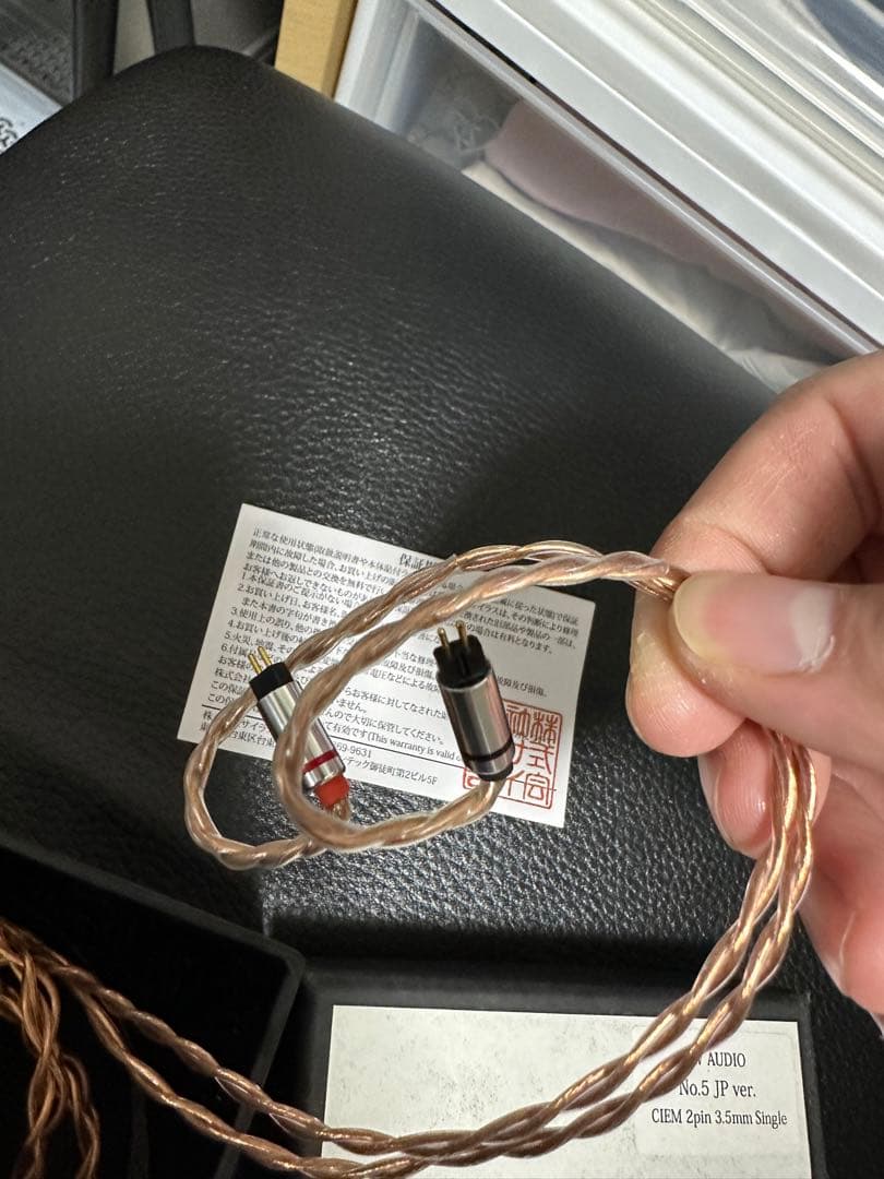 PW AUDIO No.5 JP ver. イヤホンケーブル