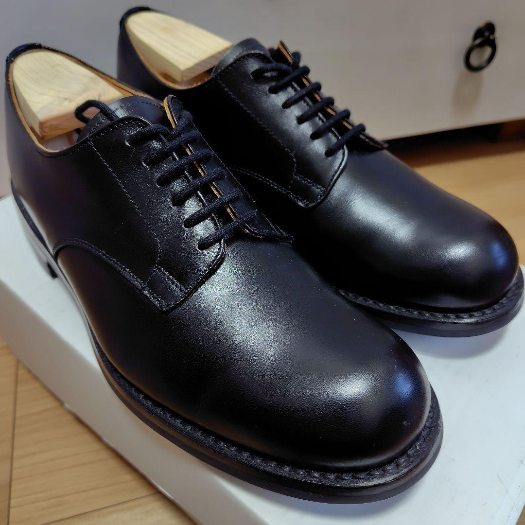 ほぼ新品 Tricker's プレーントゥ シューツリー付