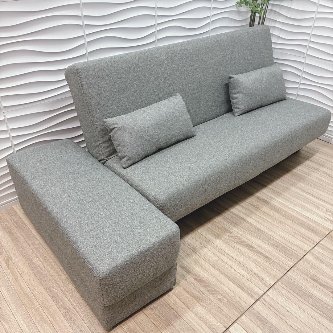 ◇大阪府 神戸市 配達料無料！◇ニトリ◇収納付きソファベッド◇スツール付き◇