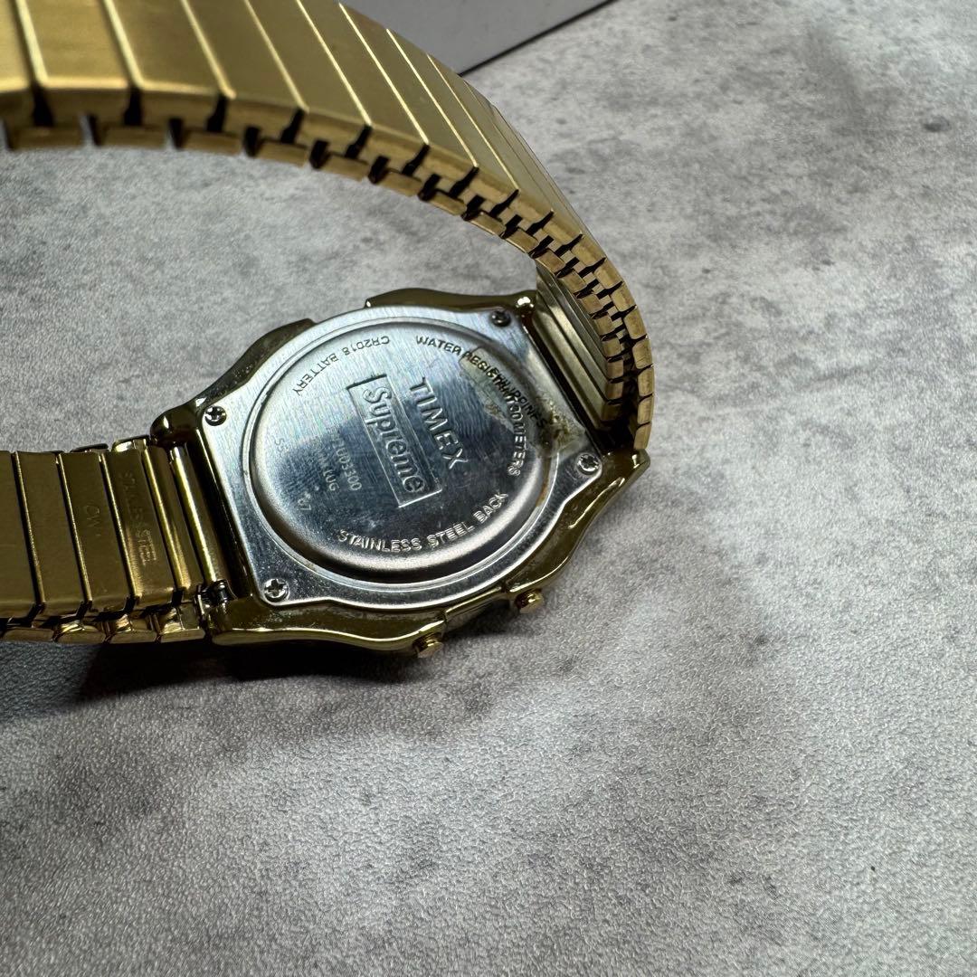 Supreme × TIMEX 19AW ゴールド デジタル腕時計 新品未使用
