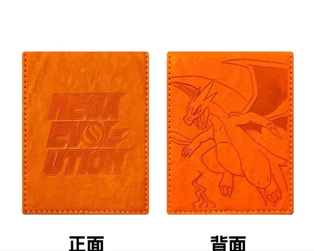 ポケカ　メガリザードンX　Y 2個セット　ディスプレイ付きデッキケース　レザー