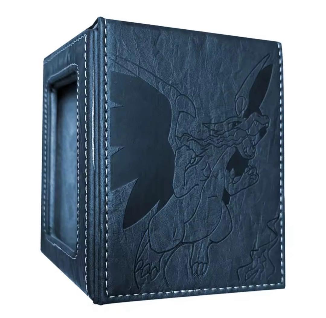 ポケカ　メガリザードンX　Y 2個セット　ディスプレイ付きデッキケース　レザー