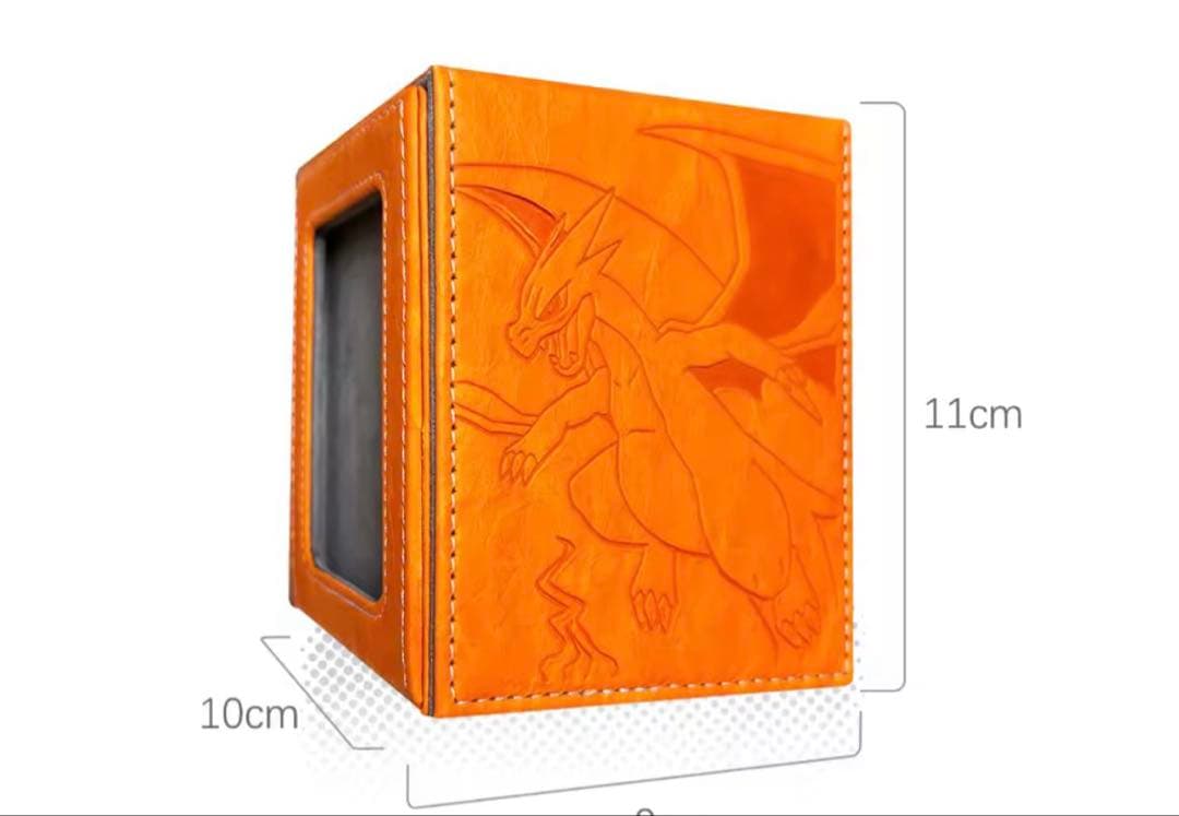 ポケカ　メガリザードンX　Y 2個セット　ディスプレイ付きデッキケース　レザー