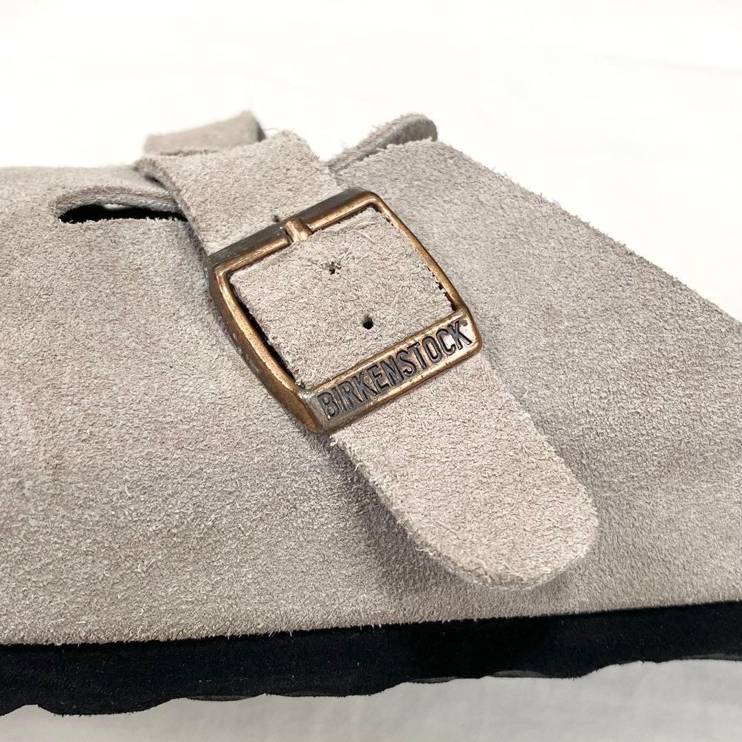 美品✨ BIRKENSTOCK ボストン スエード レザー トープ 43