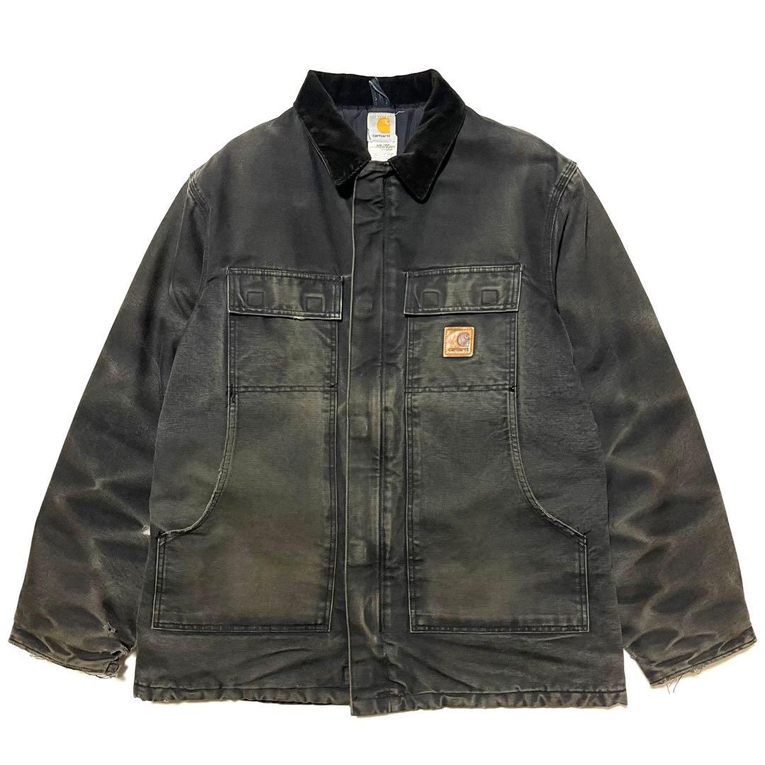 鬼フェード 墨黒 Carhartt トラディショナルコート（L） C26 BLK