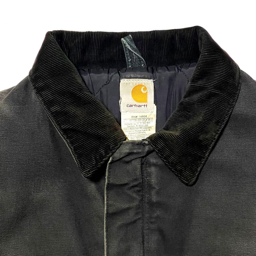 鬼フェード 墨黒 Carhartt トラディショナルコート（L） C26 BLK