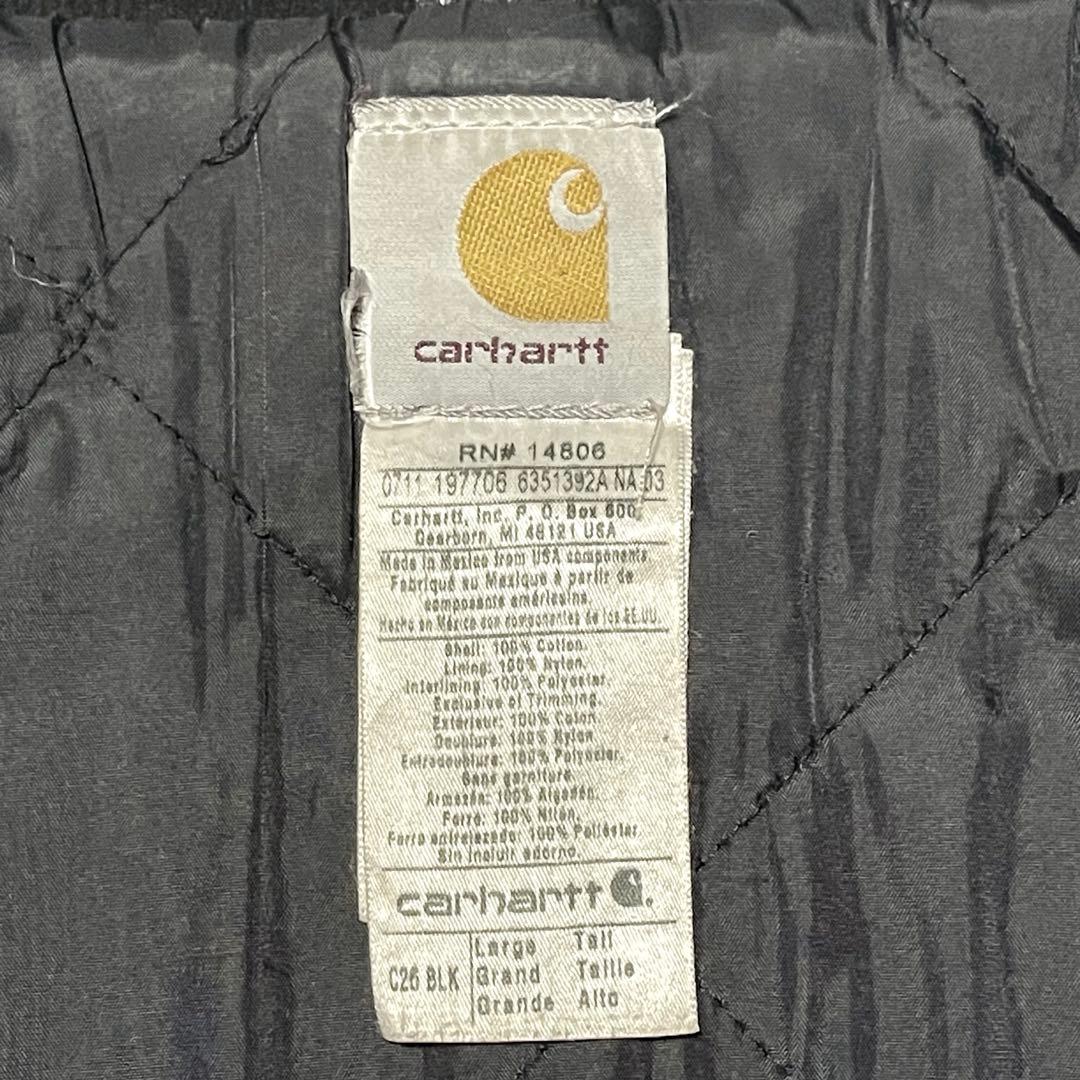 鬼フェード 墨黒 Carhartt トラディショナルコート（L） C26 BLK