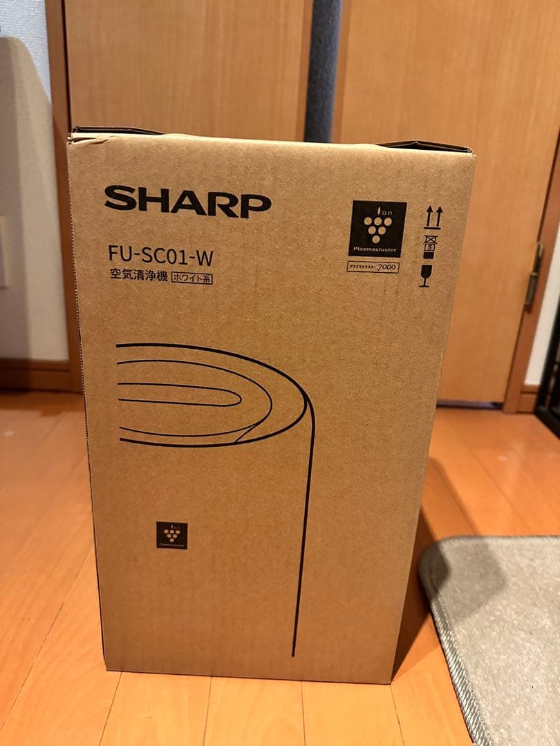 シャープ SHARP 空気清浄機 プラズマクラスター FU-SC01-W