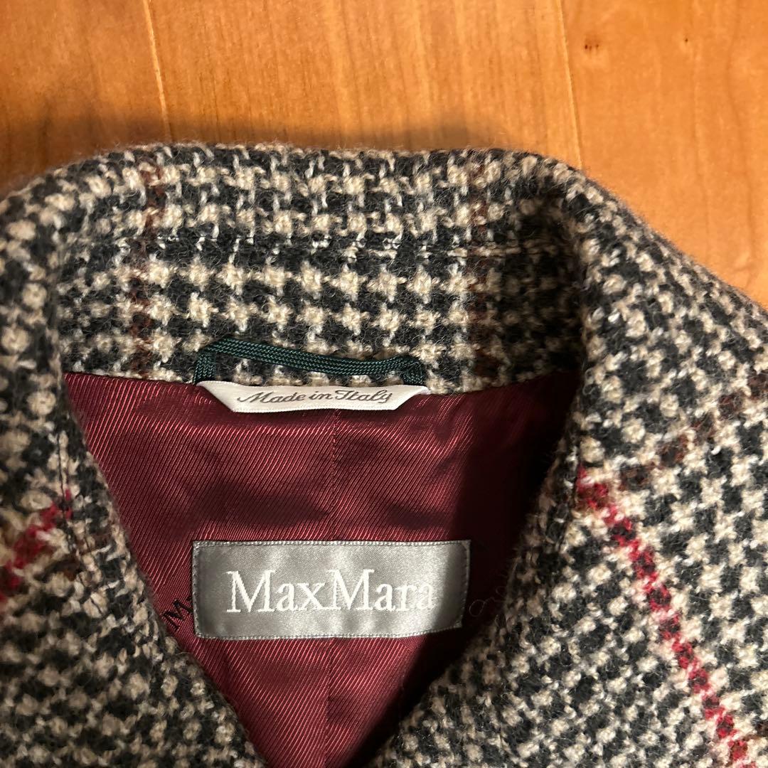MaxMara マックスマーラ チェックコート