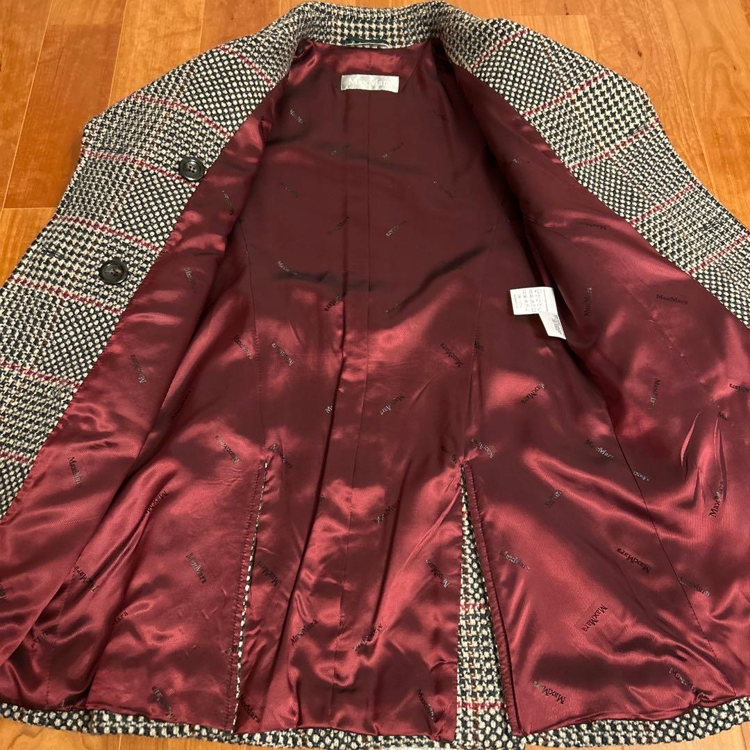 MaxMara マックスマーラ チェックコート