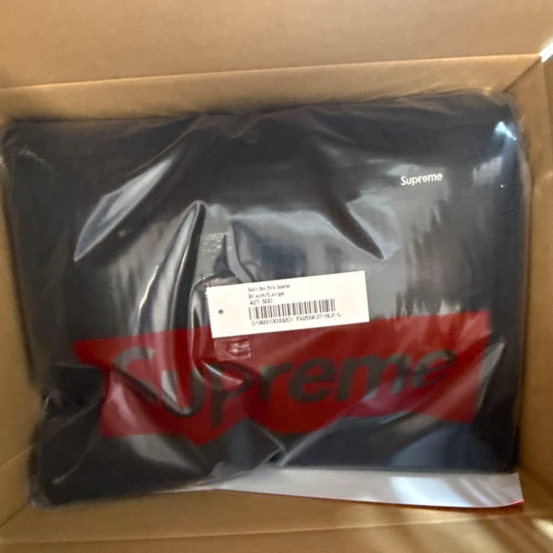 トップス Supreme Small Box Polo Sweater Large