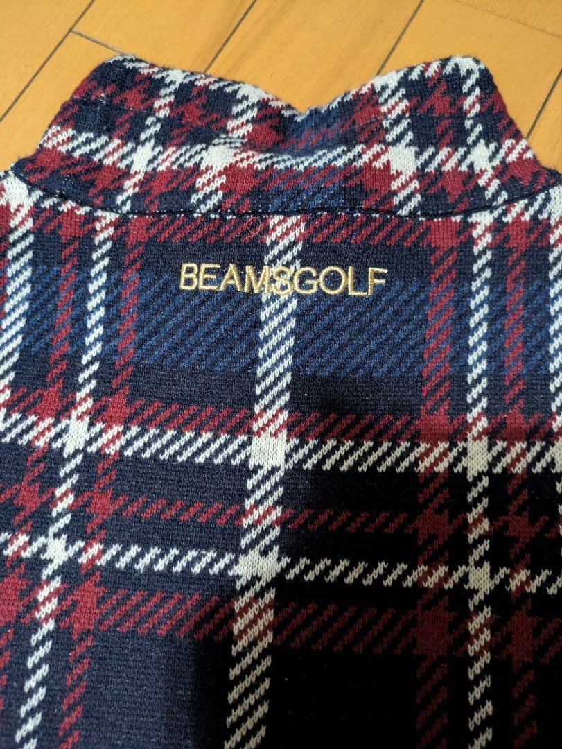 BEAMS GOLF チェック柄 セーター・スカートセットアップ