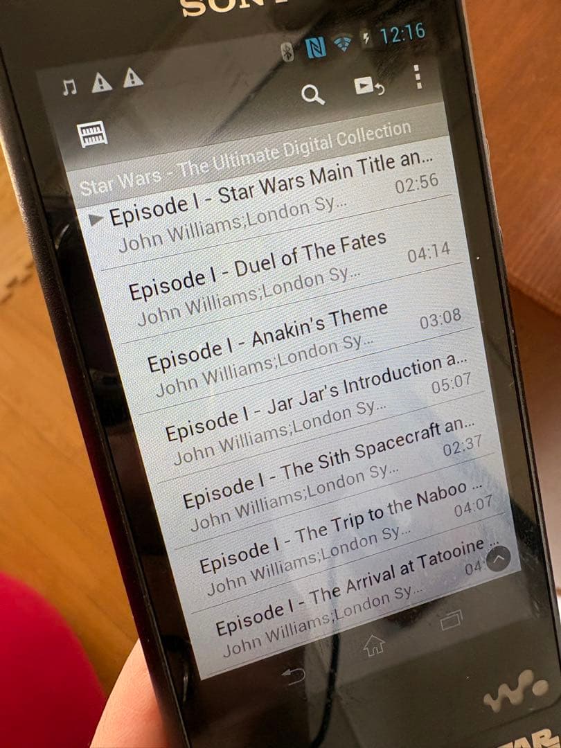 ポータブルプレーヤー WALKMAN STAR WARS High-Resolution NW-ZX2