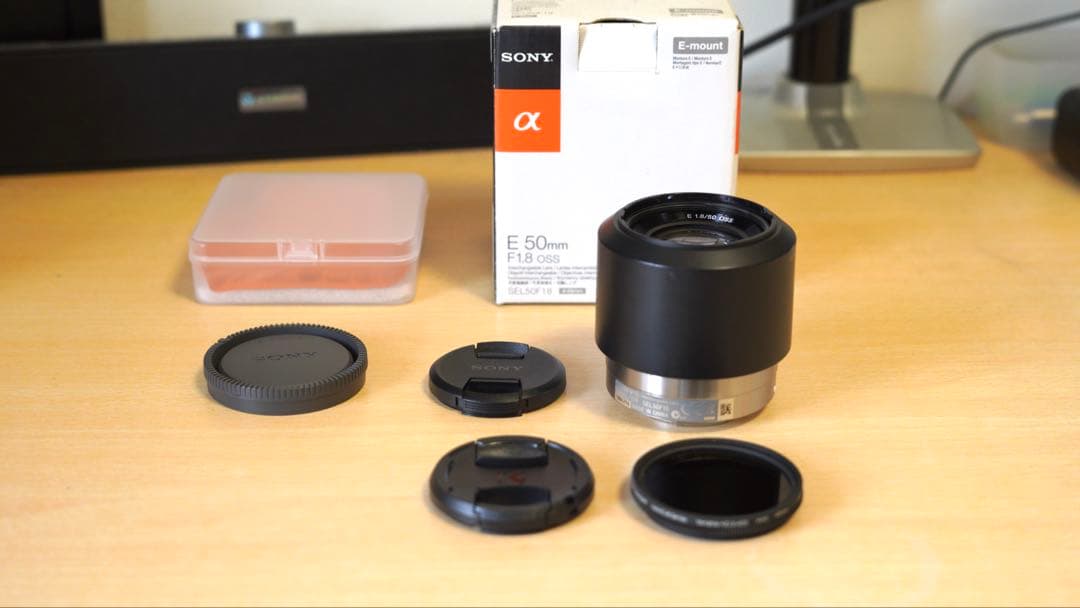 SONY FE 50mm F1.8 単焦点レンズ　k&fNDフィルター付き