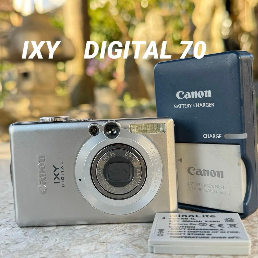 実写美⭕️良品【動作確認済】Canon　IXY　DIGITAL 70 PC1193