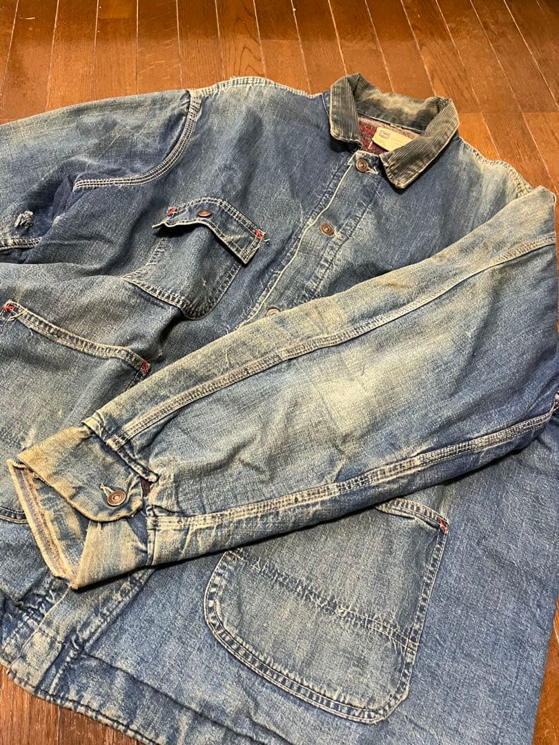 60s〜シアーズSears デニムカバーオール XLヴィンテージ