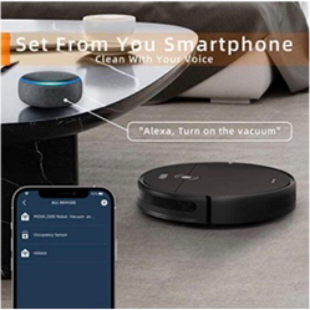 ロボット掃除機 3000Pa 掃除機 5200mAh自動充電 Wi-Fi対応