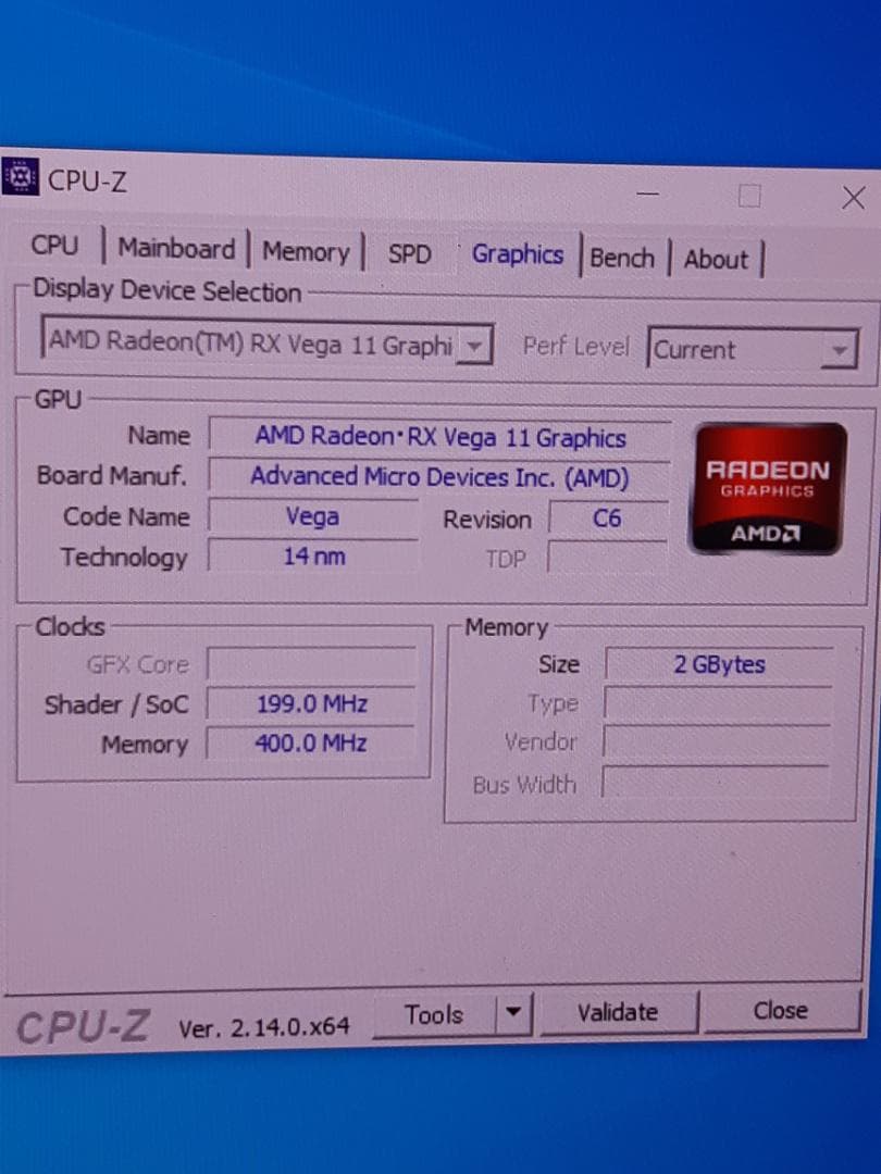 自作PC　RYZEN5 2400G・8GB・128GB・Win10Pro