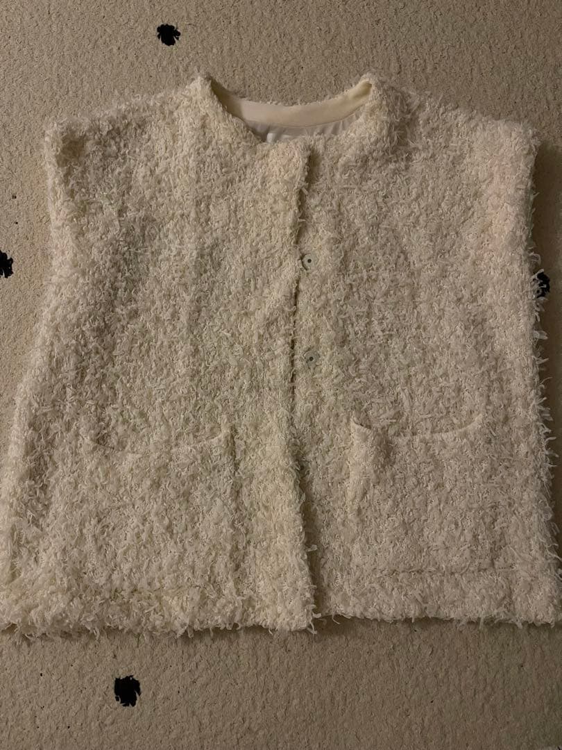 ohga モケベスト　ホワイト