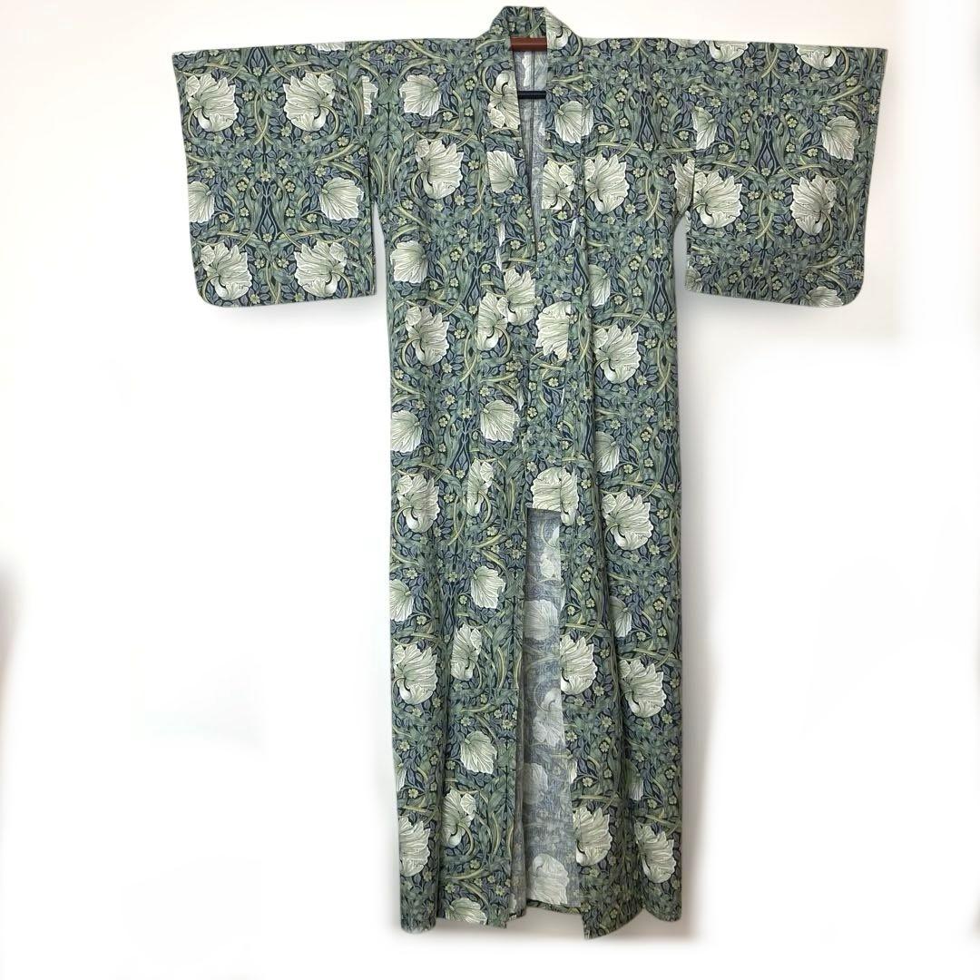 FELISSIMO 浴衣単品 ウィリアムモリス フェリシモ