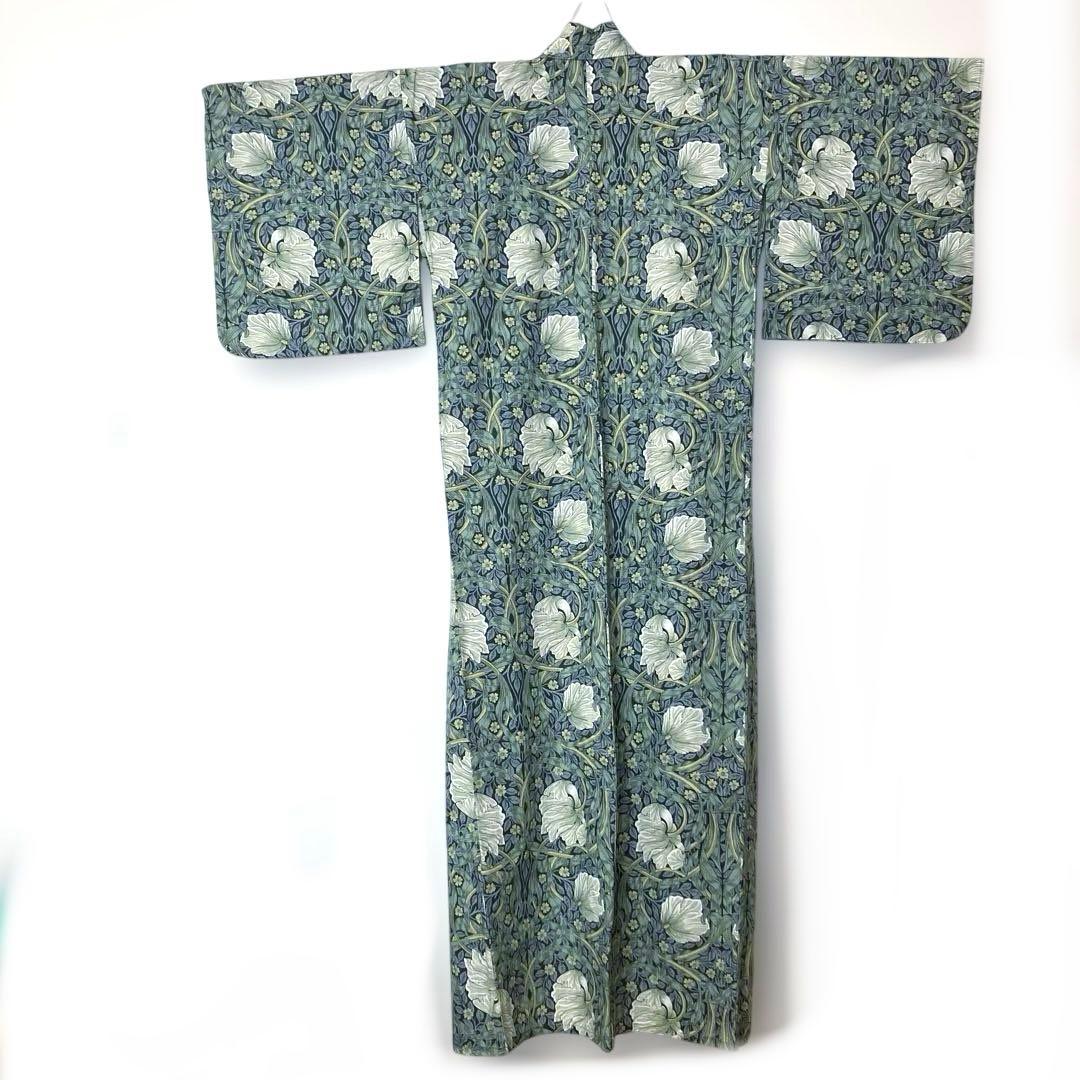 FELISSIMO 浴衣単品 ウィリアムモリス フェリシモ