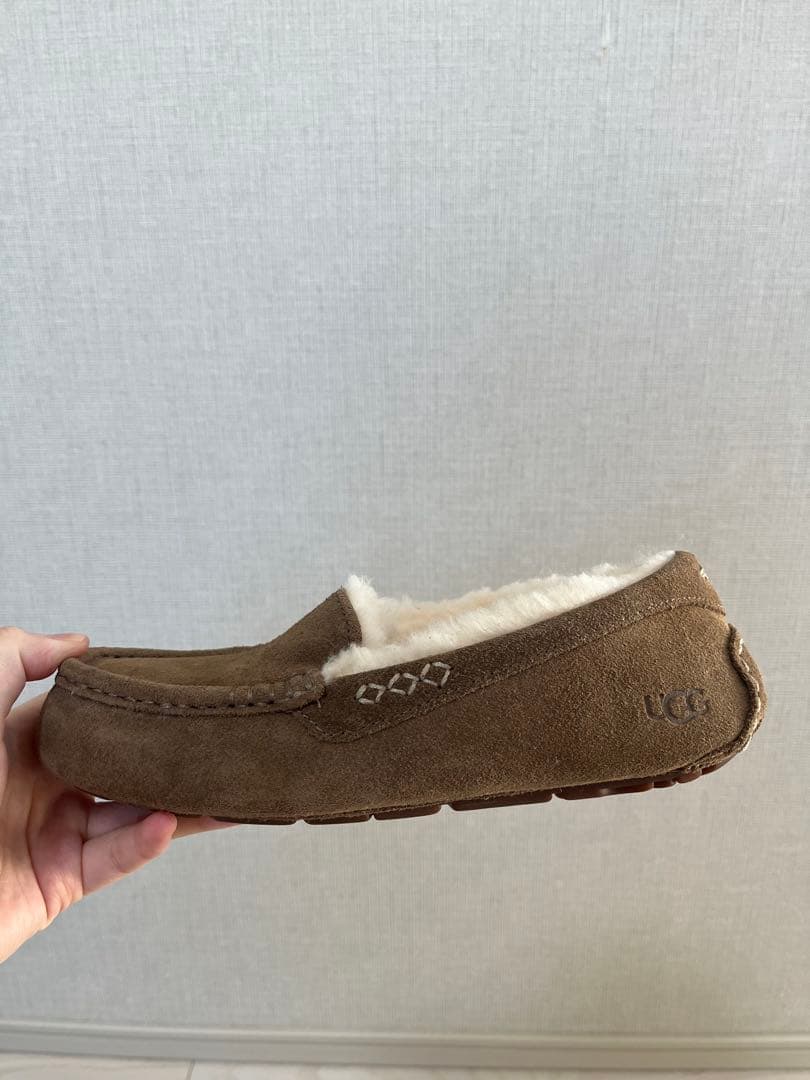 ◎Zenly【US7（24cm）】UGG アンスレー モカシン ムートン