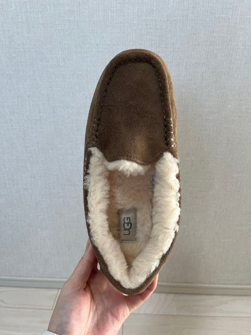 ◎Zenly【US7（24cm）】UGG アンスレー モカシン ムートン