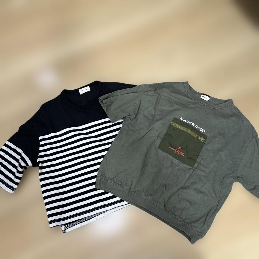 男の子 子供服 14点まとめ売り(サイズばらばら複数) Tシャツ、ハーフパンツ