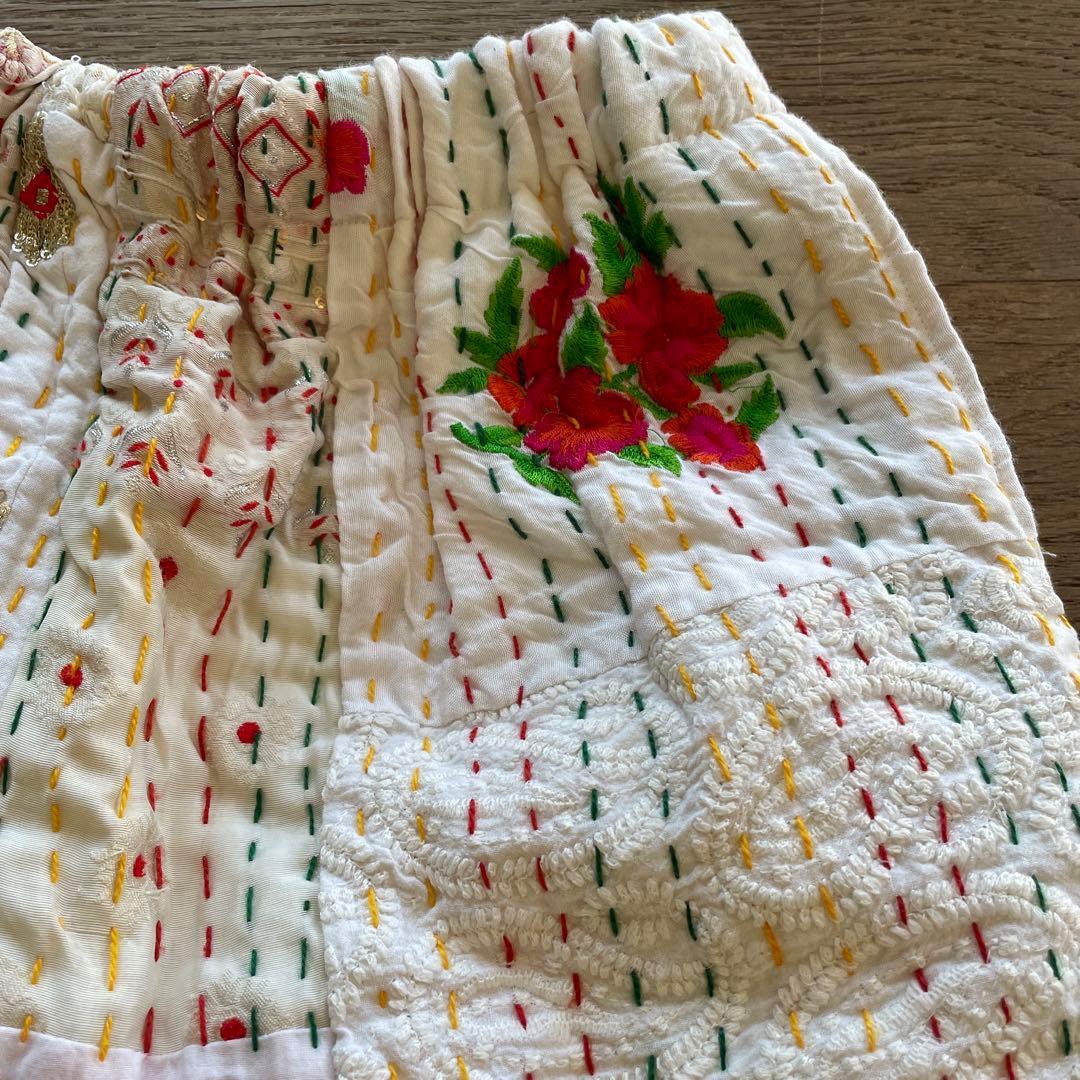 yuruly パッチワークパンツ（カンバディアキルト）タグ付き