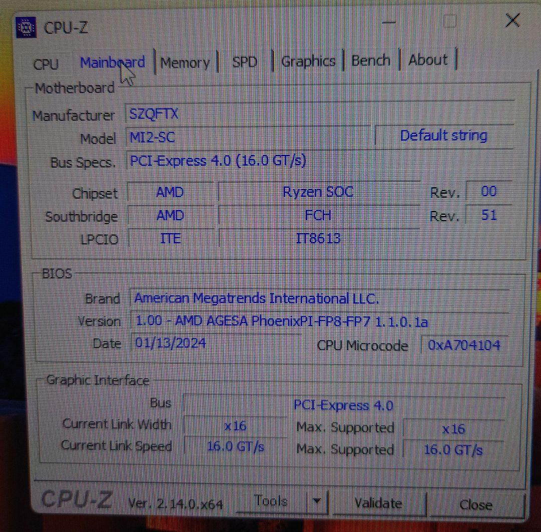 ミニpc Ryzen7 7840hs