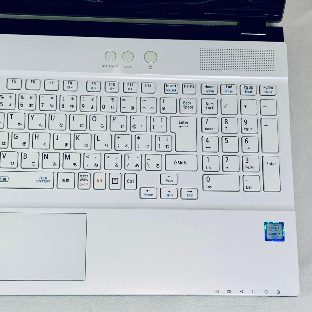 Core i7✨SSD2TB✨32GB✨カメラ✨NEC✨ホワイト✨ノートパソコン
