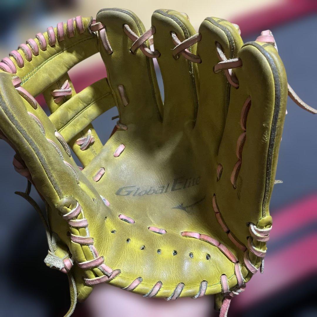 C*L様 ミズノグローバルエリートダイバーシティブルー軟式グローブ