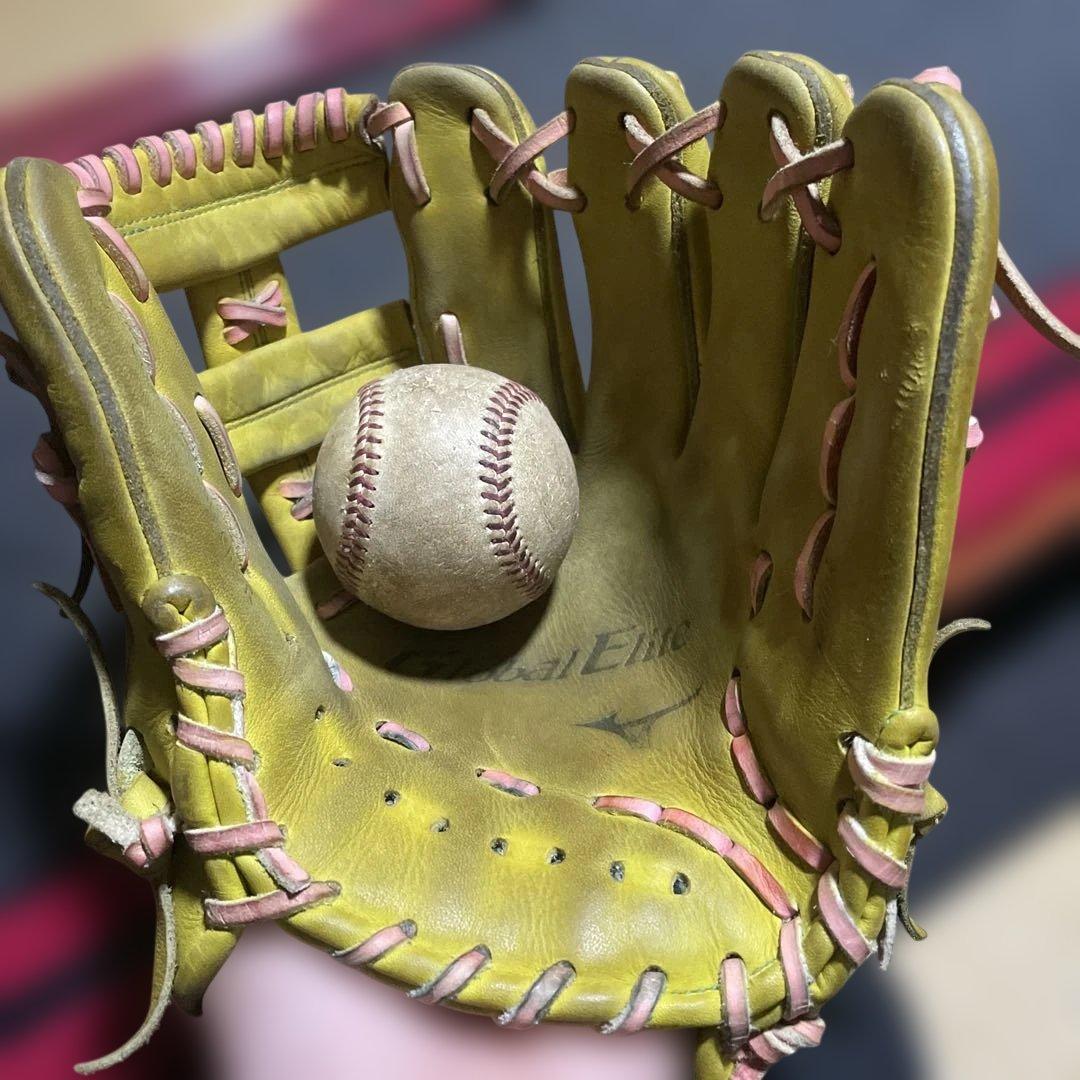 C*L様 ミズノグローバルエリートダイバーシティブルー軟式グローブ