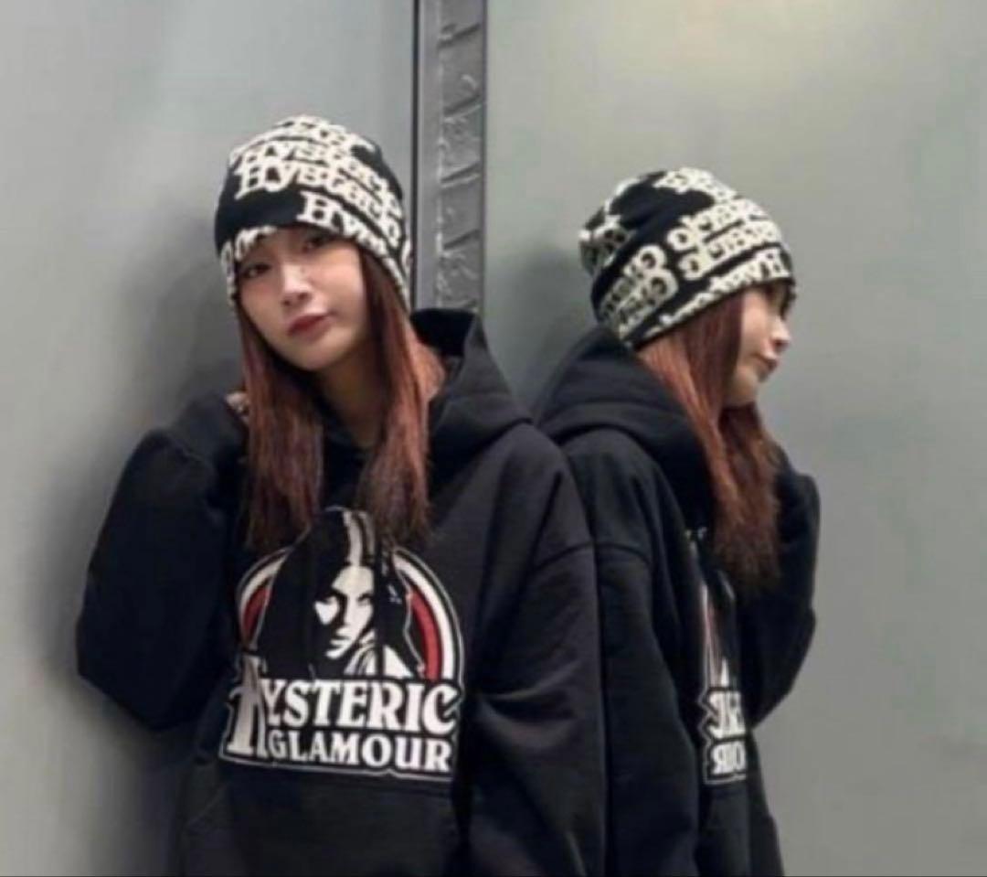 お値下げ中　完売　ヒステリックグラマー　TYPE LOGO ニットキャップ　美品