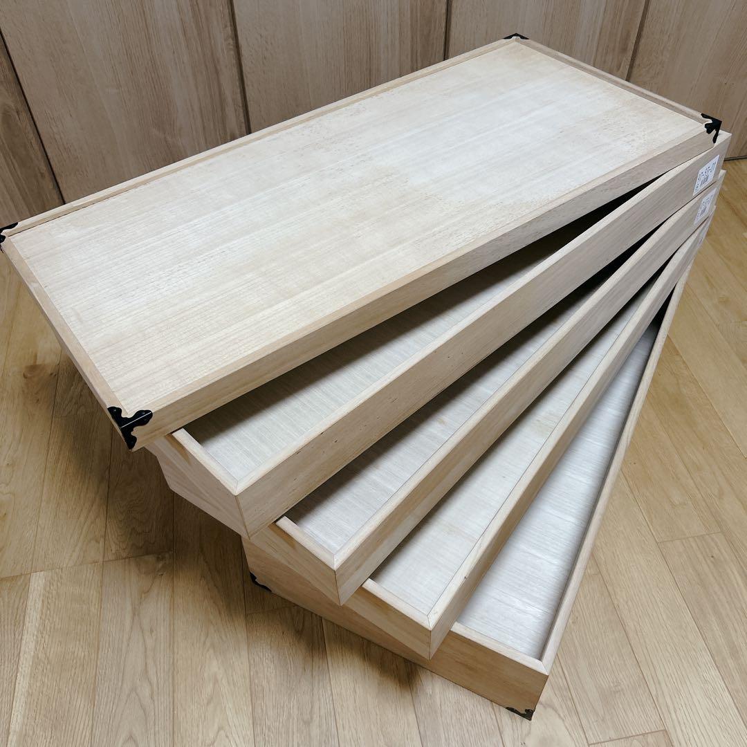 桐 衣装ケース 5段 桐箱 桐ケース 桐箪笥 着物入れ 深型1段 浅型3段 蓋付