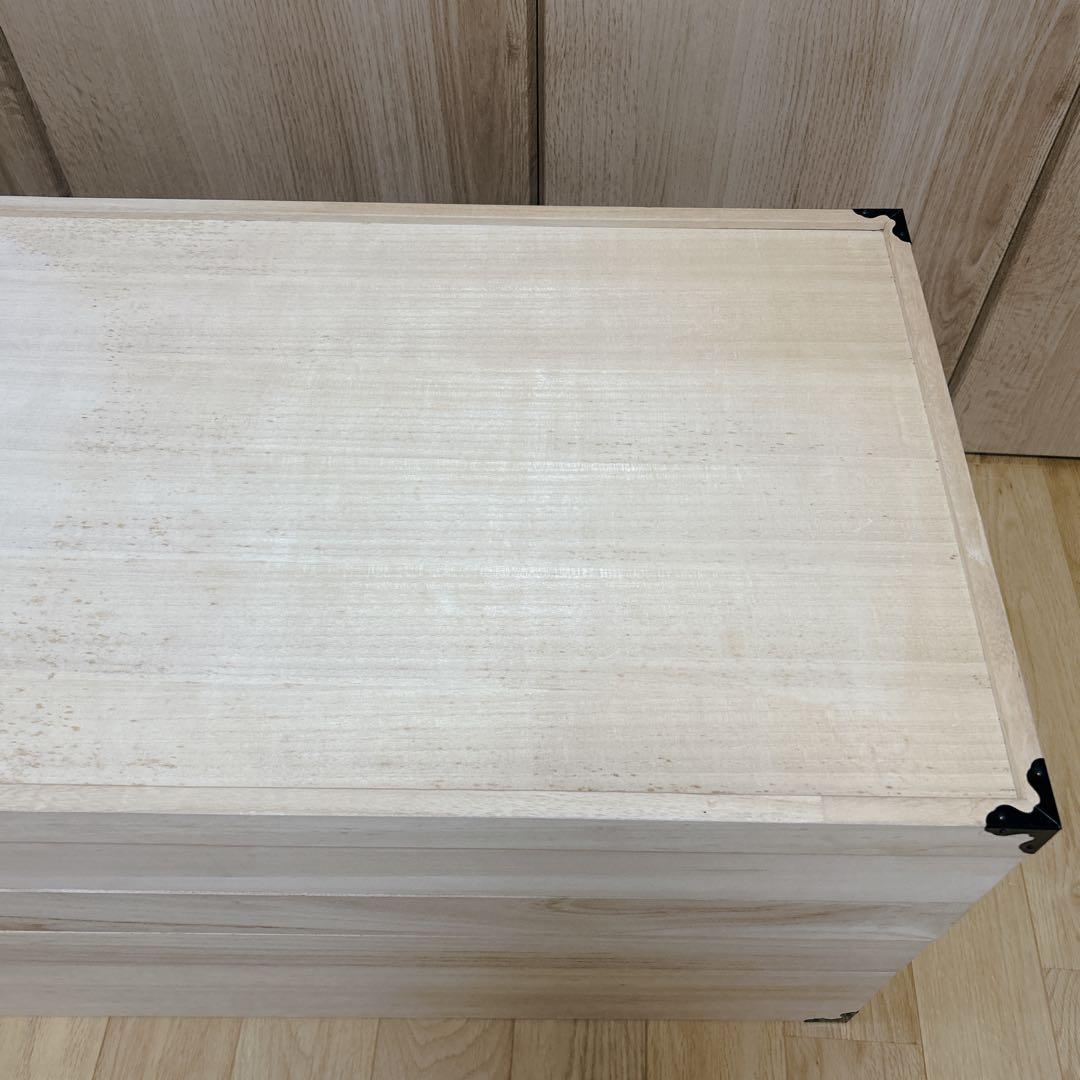 桐 衣装ケース 5段 桐箱 桐ケース 桐箪笥 着物入れ 深型1段 浅型3段 蓋付