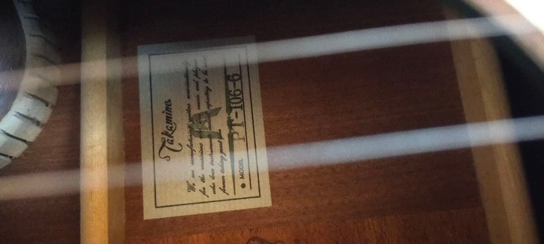 希少Takamine 長渕剛モデル アコースティックギター PT106-6
