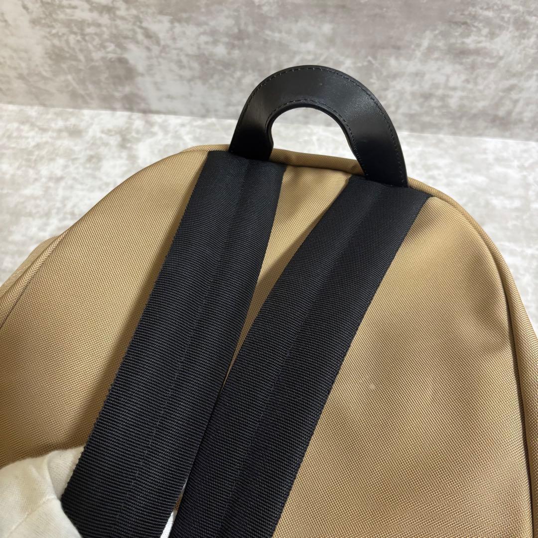 I188 良品✨ モンクレール　ピエリック　リュック　ベージュ　PC収納　大容量