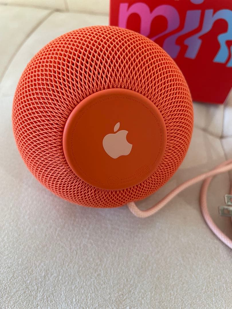 美品✨APPLE POD MINI オレンジ　アダプター付