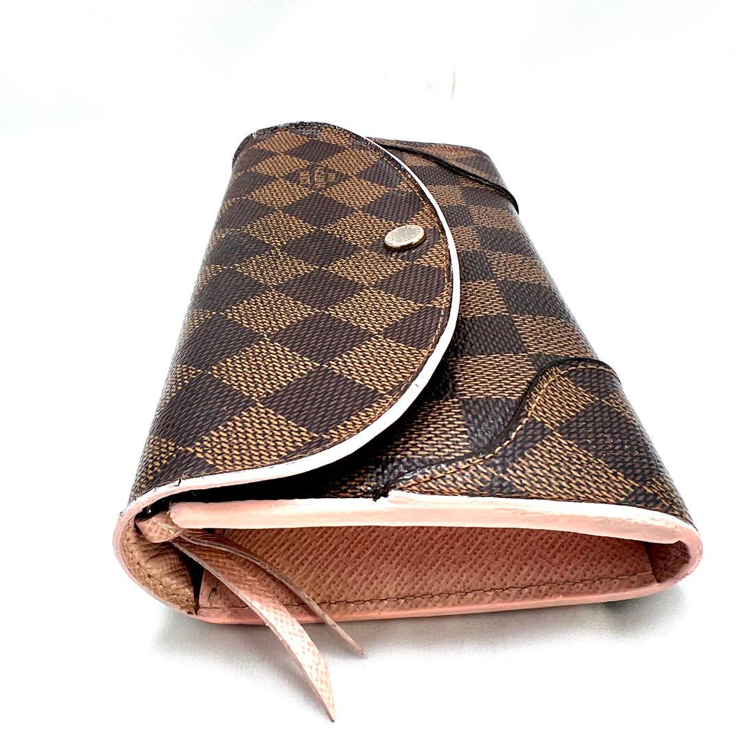 ルイヴィトン ダミエ エベヌ ポルトフォイユ カイサ ローズバレリーヌ