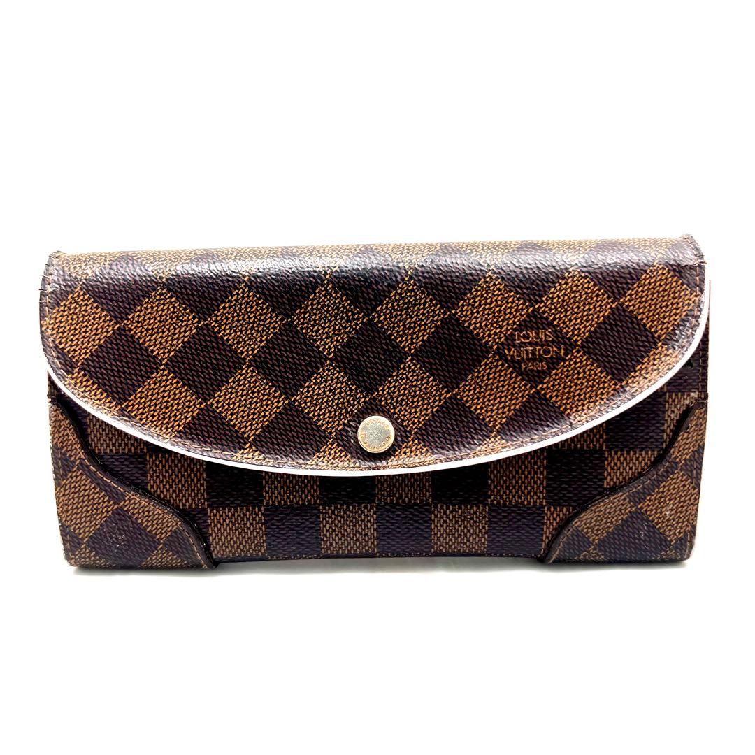 ルイヴィトン ダミエ エベヌ ポルトフォイユ カイサ ローズバレリーヌ